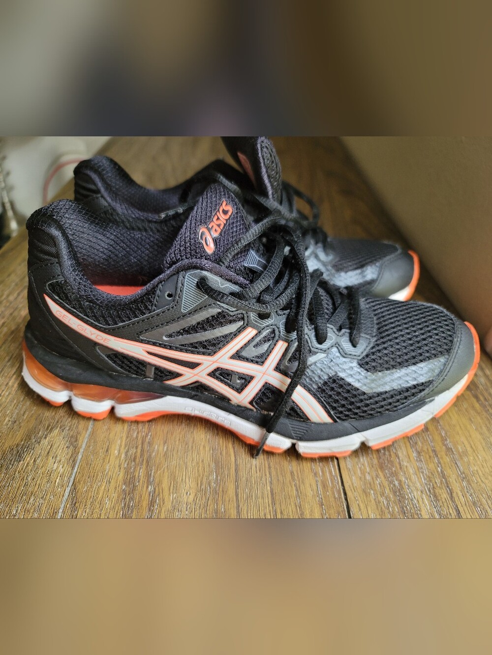 ASICS Women's Black & Coral Running Shoes